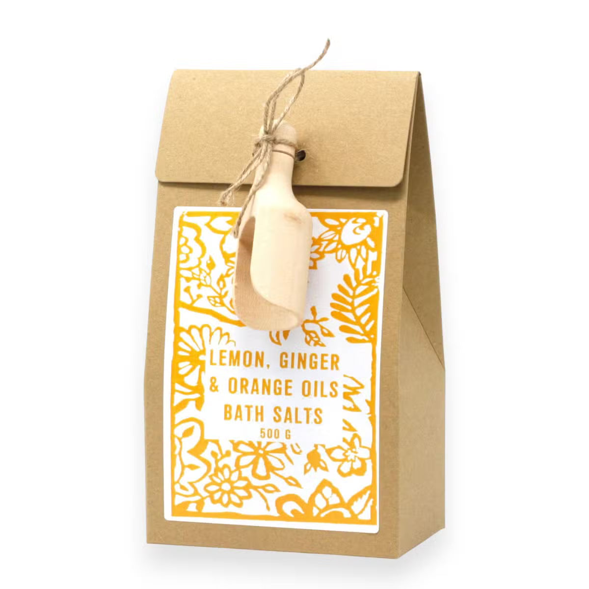 Agnes + Cat - Himalayan Bath Salts 500g - Lemon, Ginger, Orange Oils