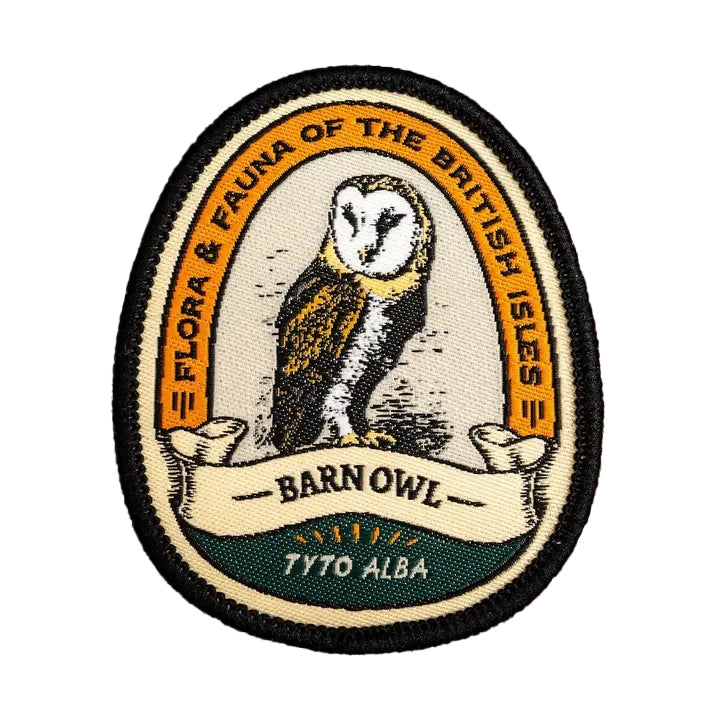 The Adventure Patch Company - 'Barn Owl' Iron on Patch