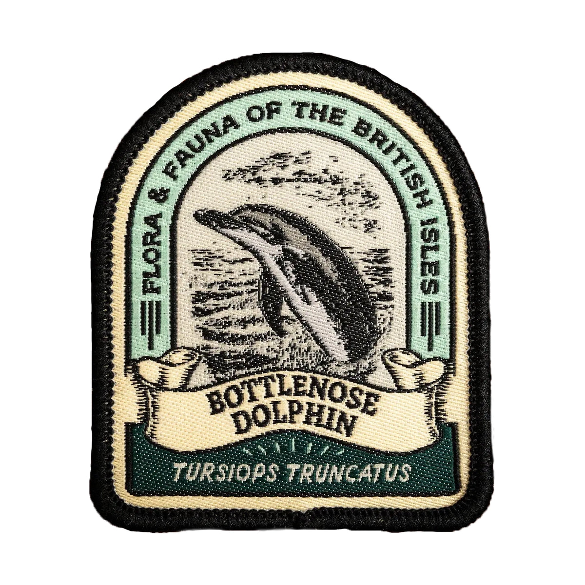 The Adventure Patch Company - 'Bottlenose Dolphin' Iron on Patch