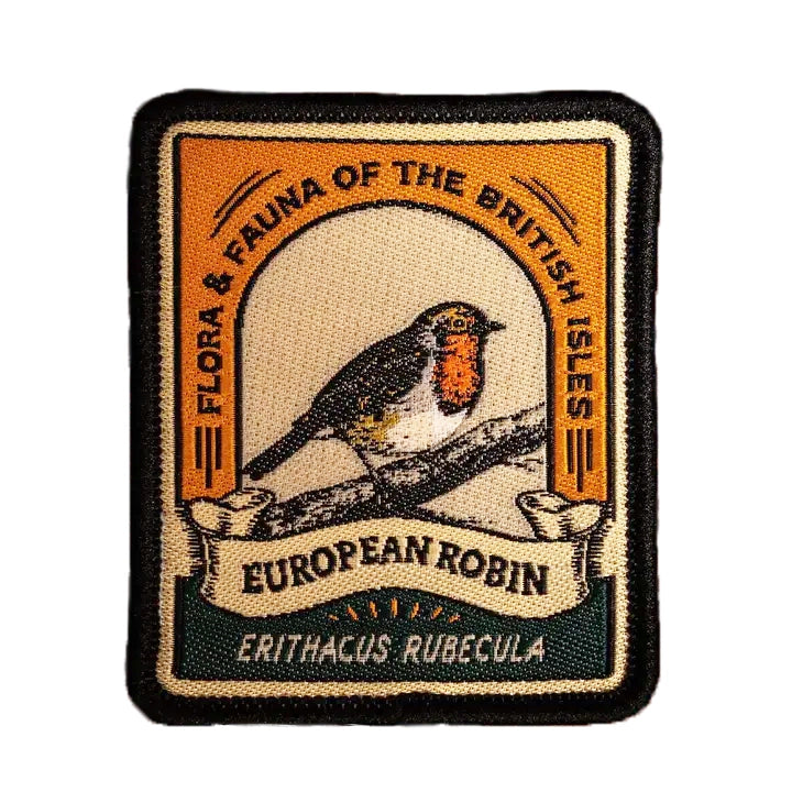 The Adventure Patch Company - 'European Robin' Iron on Patch