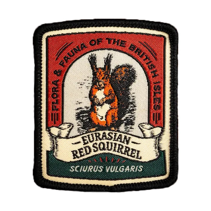 The Adventure Patch Company - 'Eurasian Red Squirell' Iron on Patch