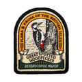 The Adventure Patch Company - 'Great Spotted Woodpecker' Iron on Patch