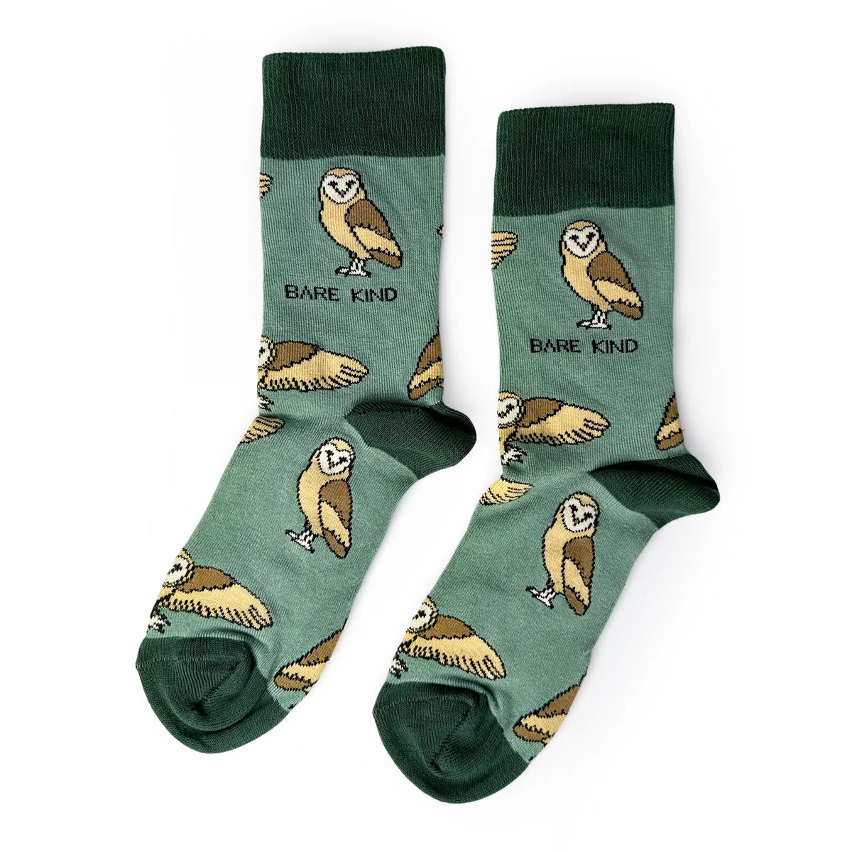 Bare Kind Socks - Barn Owls