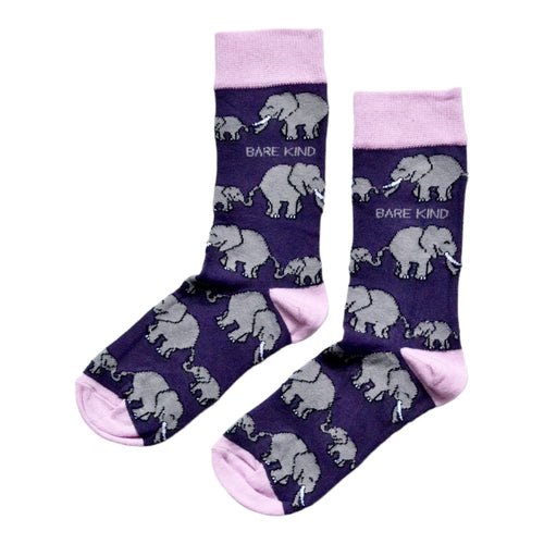 Bare Kind Socks - Elephants