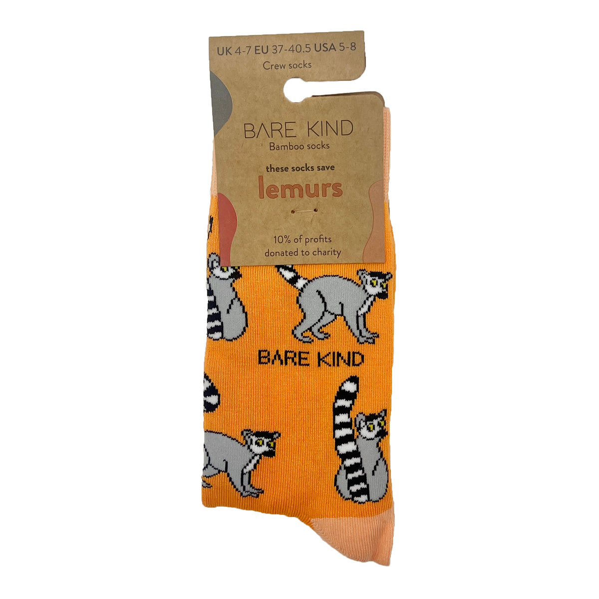 Bare Kind Socks - Lemurs