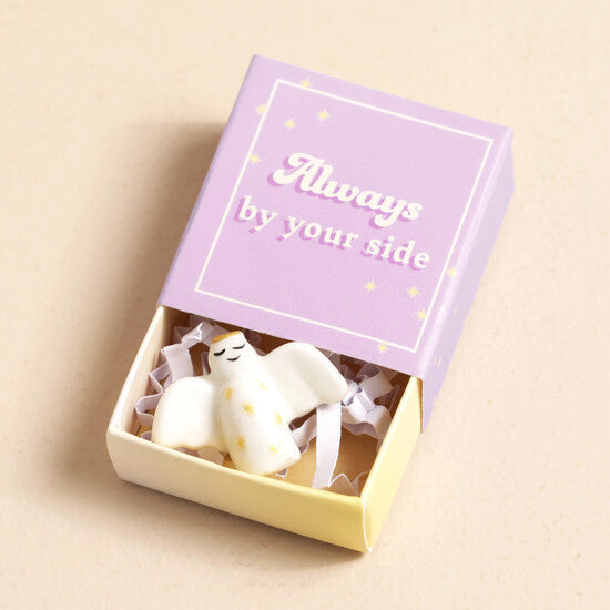 Lisa Angel - Tiny Matchbox Ceramic Token - Angel