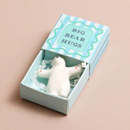 Lisa Angel - Tiny Matchbox Ceramic Token - Bear