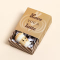 Lisa Angel - Tiny Matchbox Ceramic Token - Latte