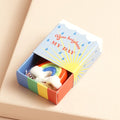 Lisa Angel - Tiny Matchbox Ceramic Token - Rainbow