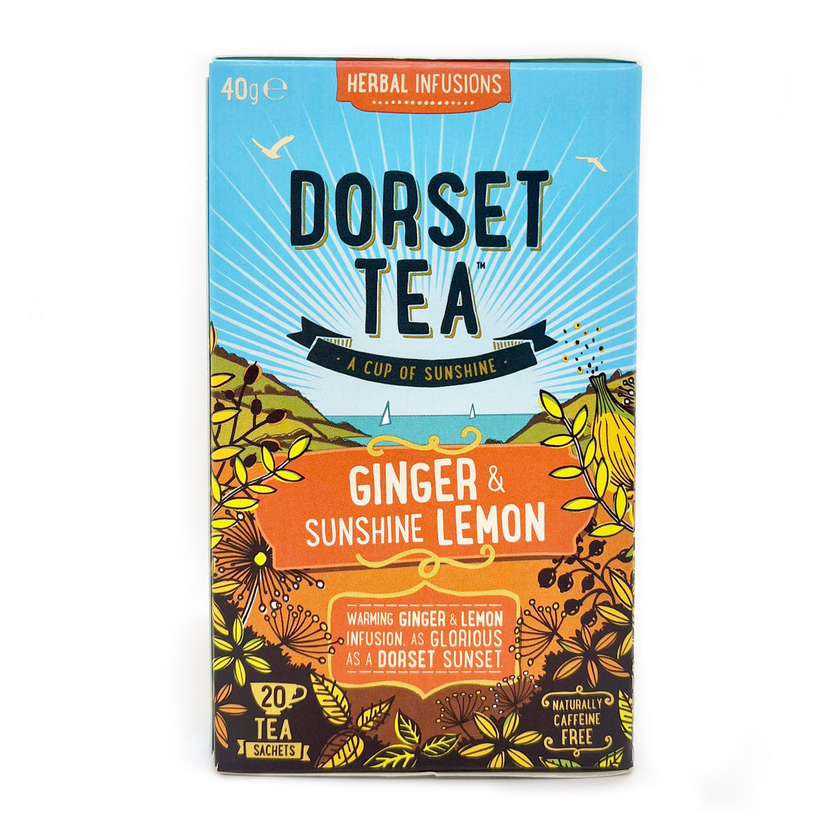 Dorset Tea 'Ginger and Sunshine Lemon' - 20 pack