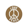 Cork Coasters - Love & Peace