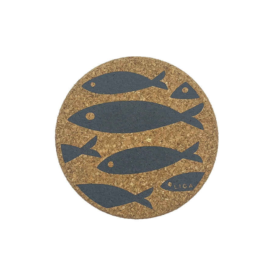 Cork Coasters - Fish