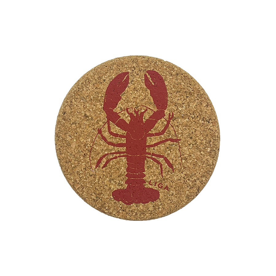 Cork Coasters - Lobster