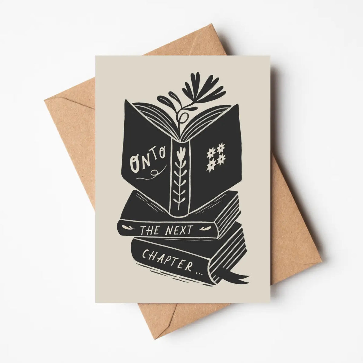 Lauren Marina - 'Onto the Next Chapter' Greetings Card