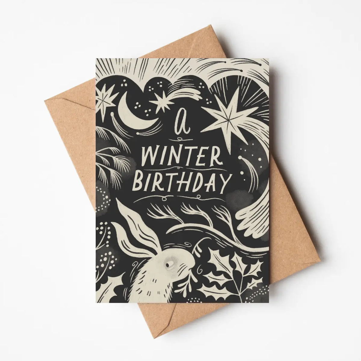 Lauren Marina - 'A Winter Birthday' Greetings Card