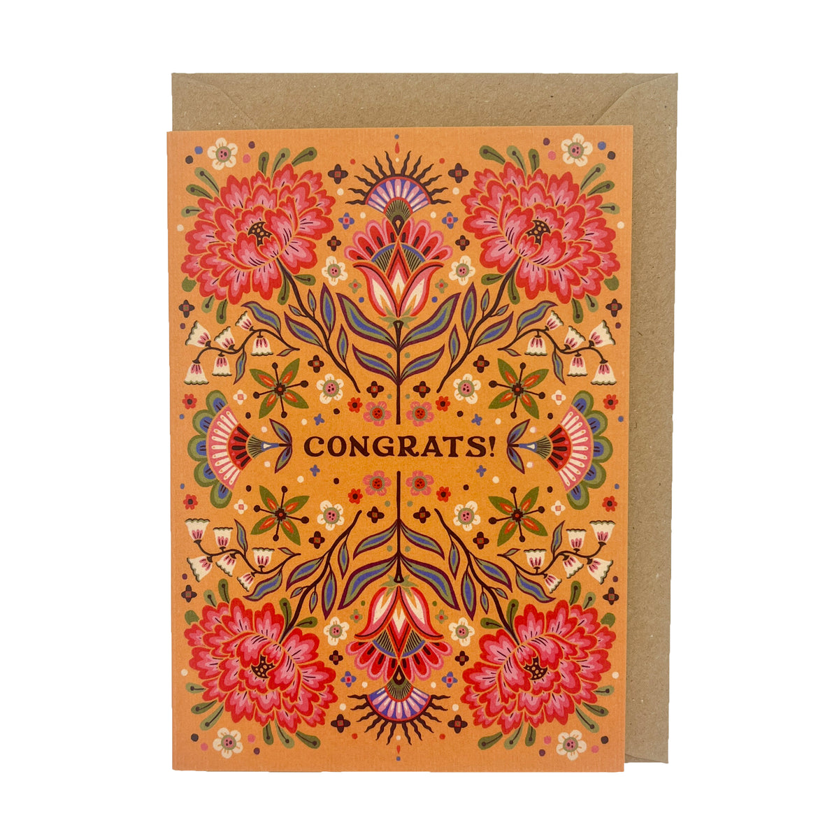 Natasha Robinson - "Congrats" A6 Greetings Card