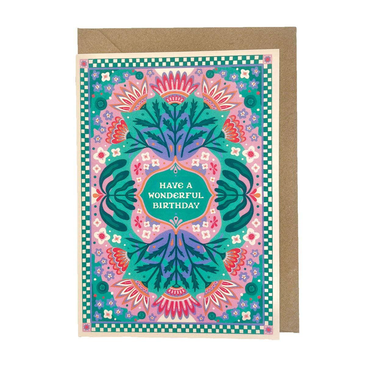 Natasha Robinson - "Have A Wonderful Birthday" A6 Greetings Card