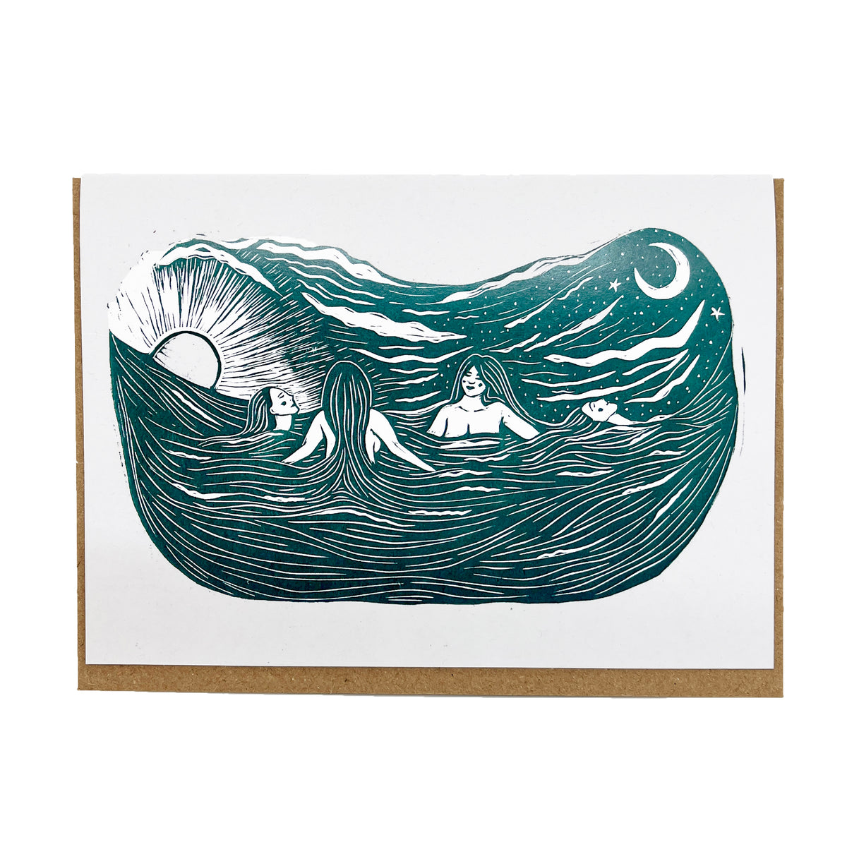 Prints by the Bay - "Morning Ritual" Greetings Card