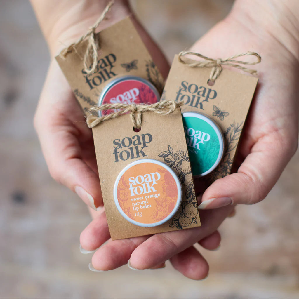 Folk Soap - Natural Lip Balm - Rose Geranium