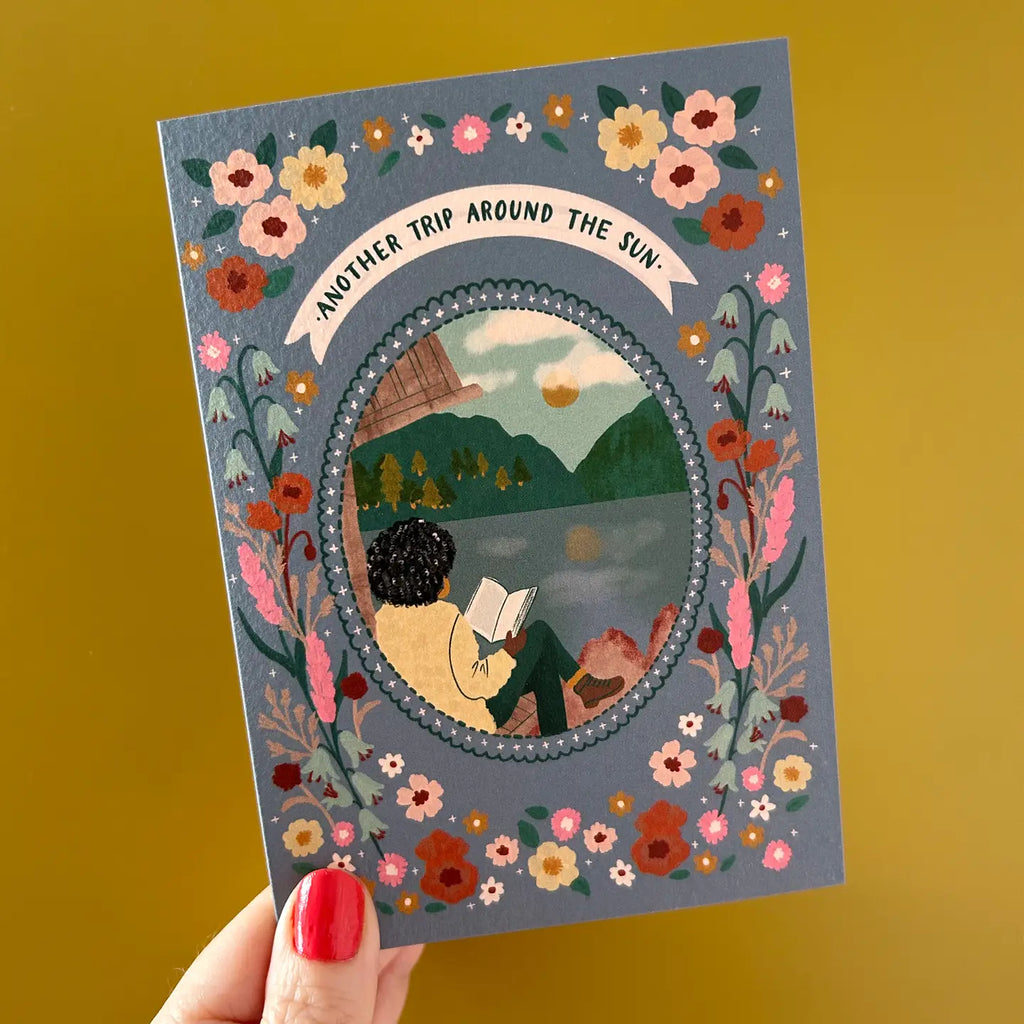 Jessie Maeve - 'Another Trip Round the Sun' A6 Greetings Card