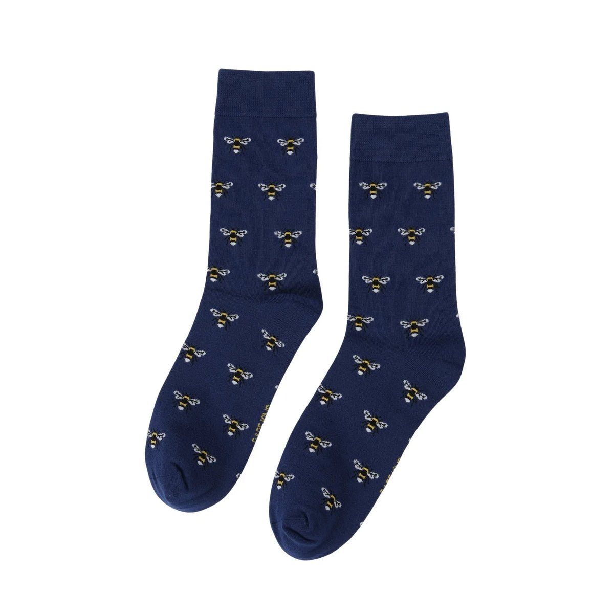 Bare Kind Socks - Bees (Dark Blue)
