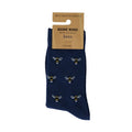 Bare Kind Socks - Bees (Dark Blue)