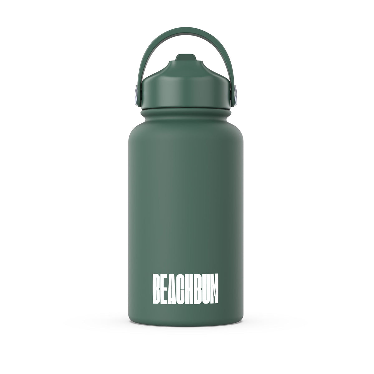 Beachbum Water Bottle - Olive Green