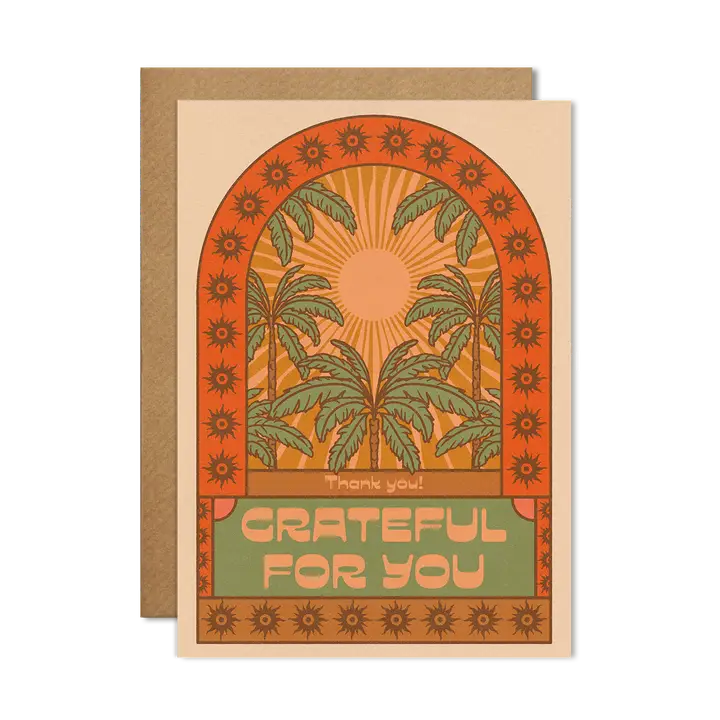 Cai & Jo - 'Grateful for You' Greetings Card