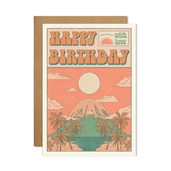 Cai & Jo - 'Happy Birthday' A6 Greetings Card