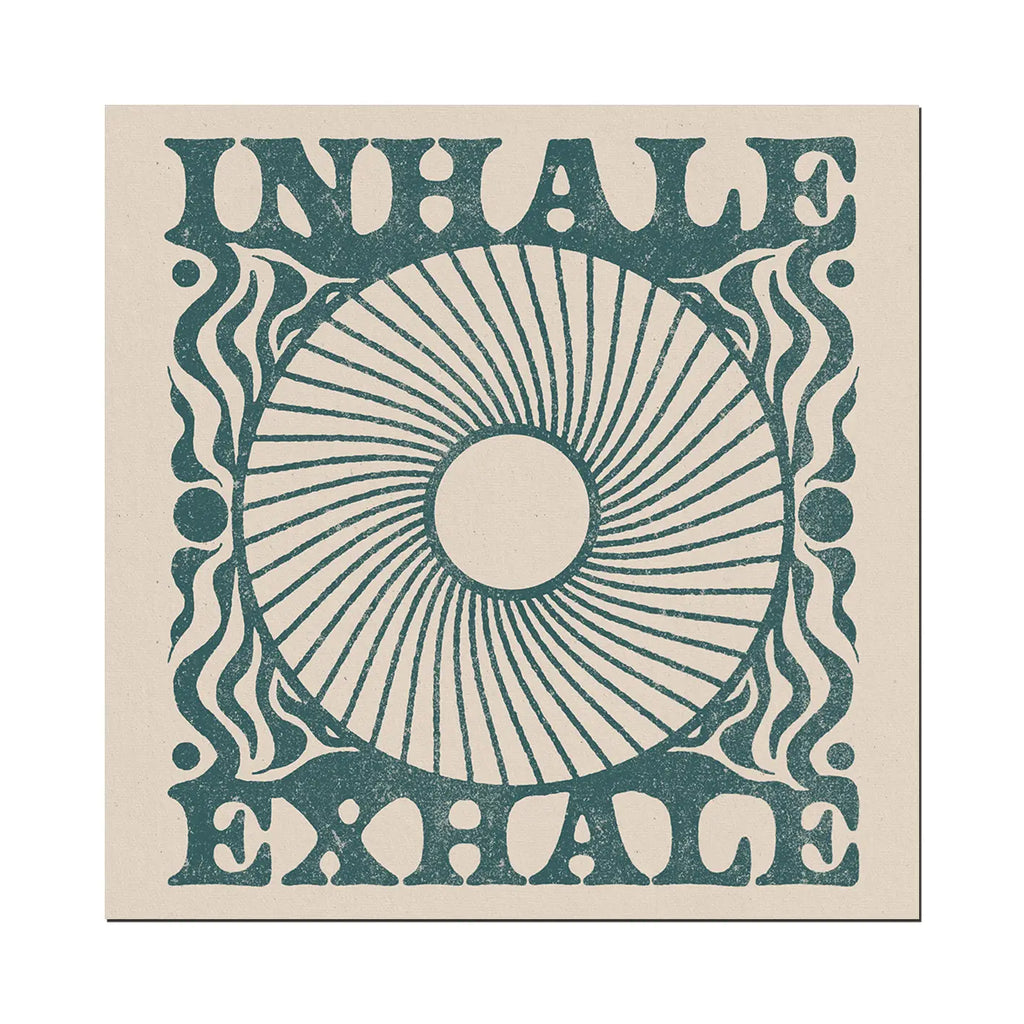 Cai&Jo - 'Inhale, Exhale' Print (12 x 12 Inches)