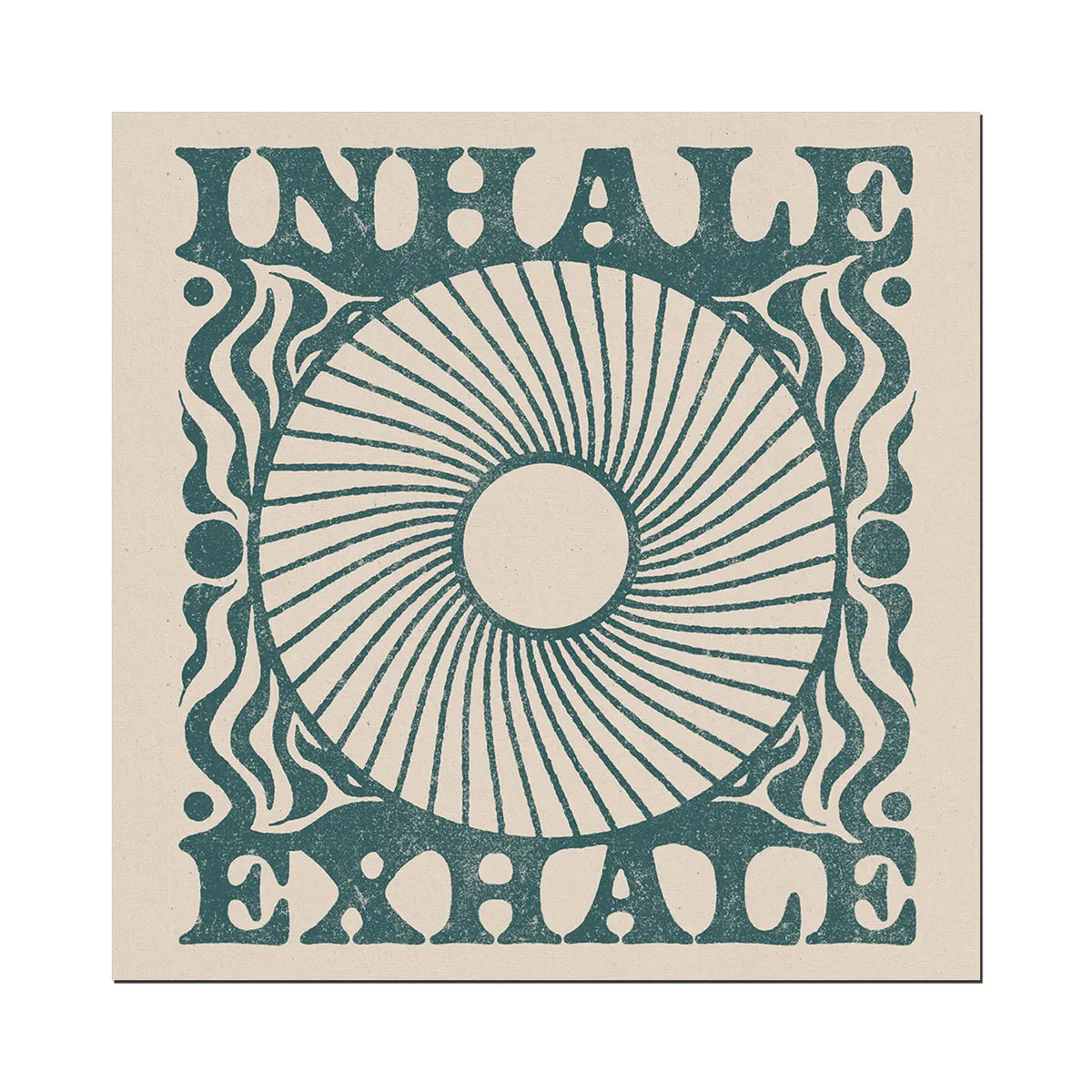Cai&Jo - 'Inhale, Exhale' Print (12 x 12 Inches)