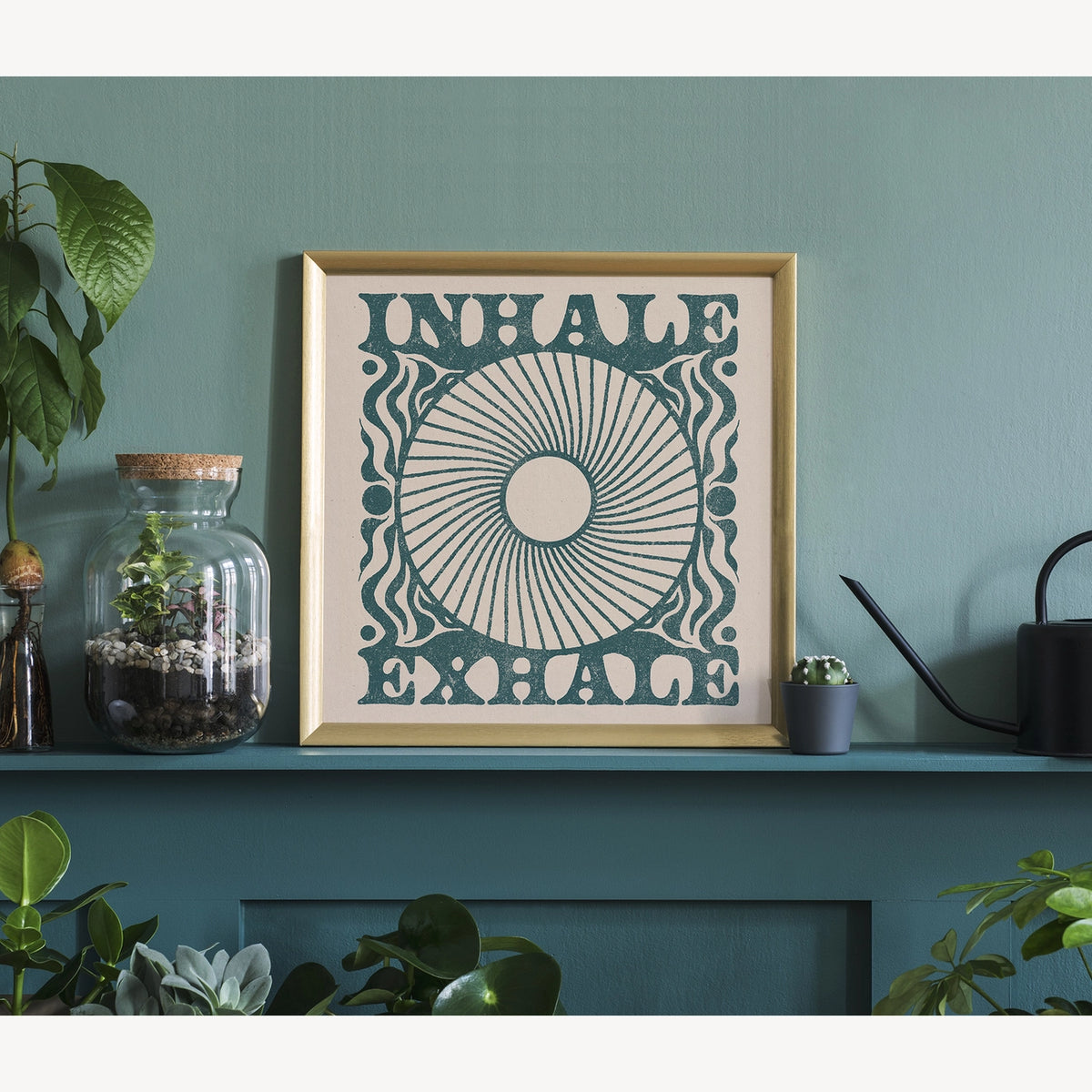 Cai&Jo - 'Inhale, Exhale' Print (12 x 12 Inches)
