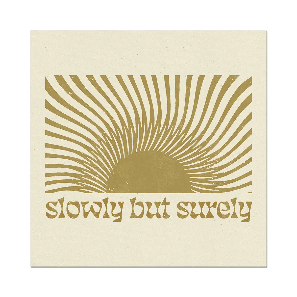 Cai&Jo - 'Slowly but Surely' Print (12 x 12 Inches)