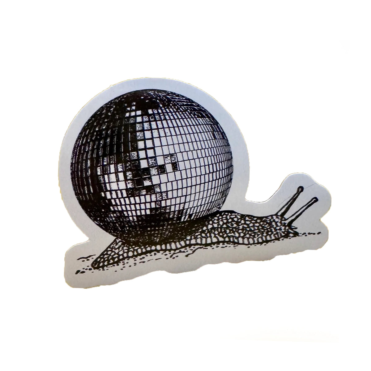 Blue Iris Designs - 'Disco Ball Snail' Sticker