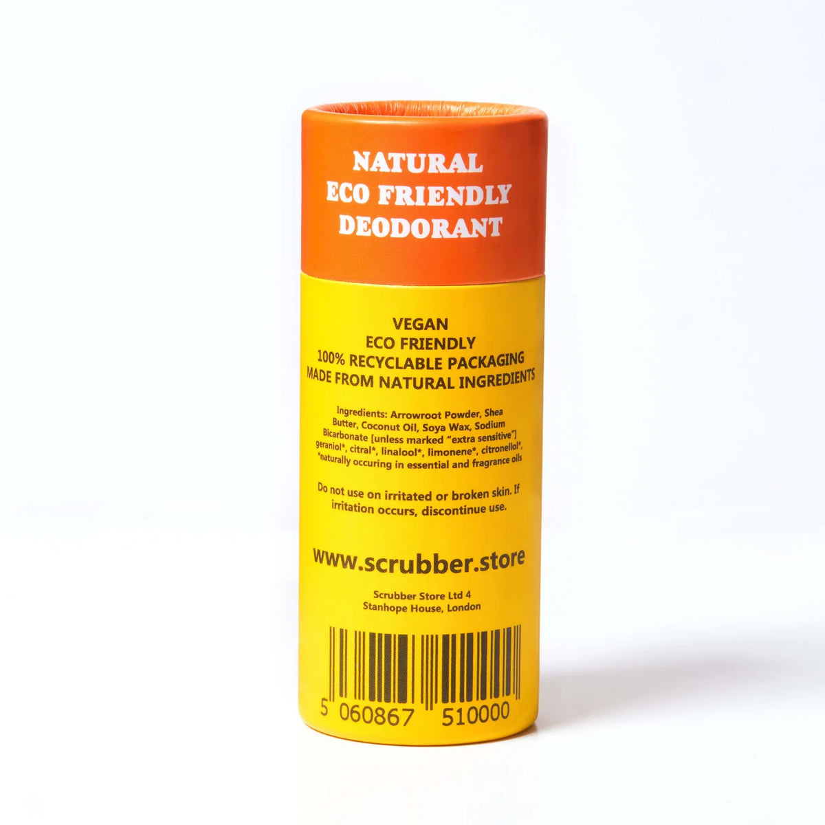 Scrubber - Grapefruit & Mandarin Deodorant Stick