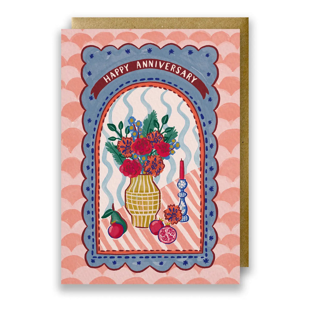 Jessie Maeve - 'Happy Anniversary' A6 Greetings Card