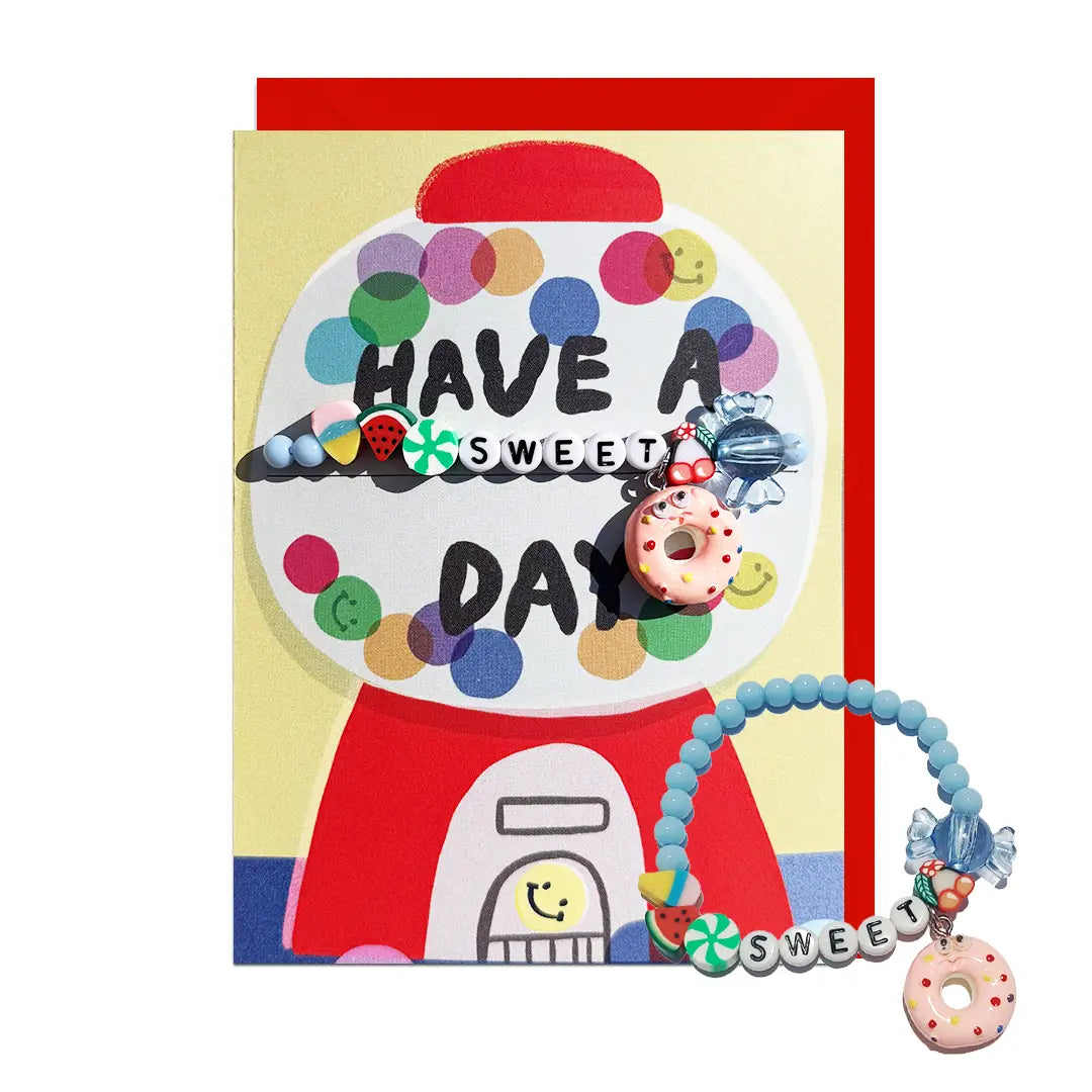 Jolly Awesome - 'Have a Sweet Day' A6 Bracelet Greetings Card