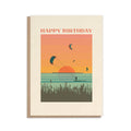 Places & Spaces - 'Kite Surfing' Birthday Greetings Card