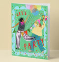 Martha Ratcliff - 'Let's Party' A6 Greetings Card