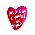 Blue Iris Designs - 'Loud Girls Change The World' Sticker