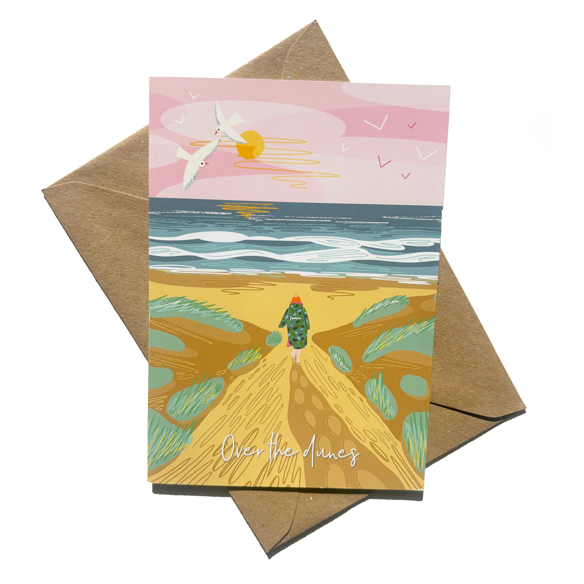 Onneke - 'Over the Dunes' A6 Greetings Card