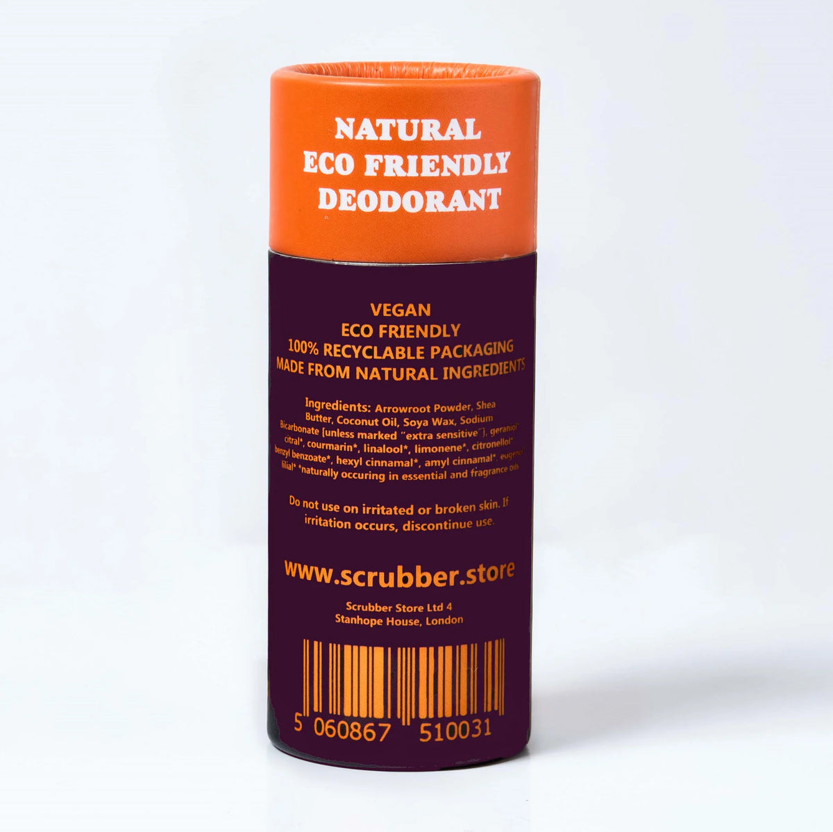 Scrubber - Patchouli & Mango Deodorant Stick