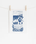 Prints by the Bay - 'Sea Air' A4 Riso Print