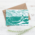 Prints by the Bay - "Seas the Day" Greetings Card