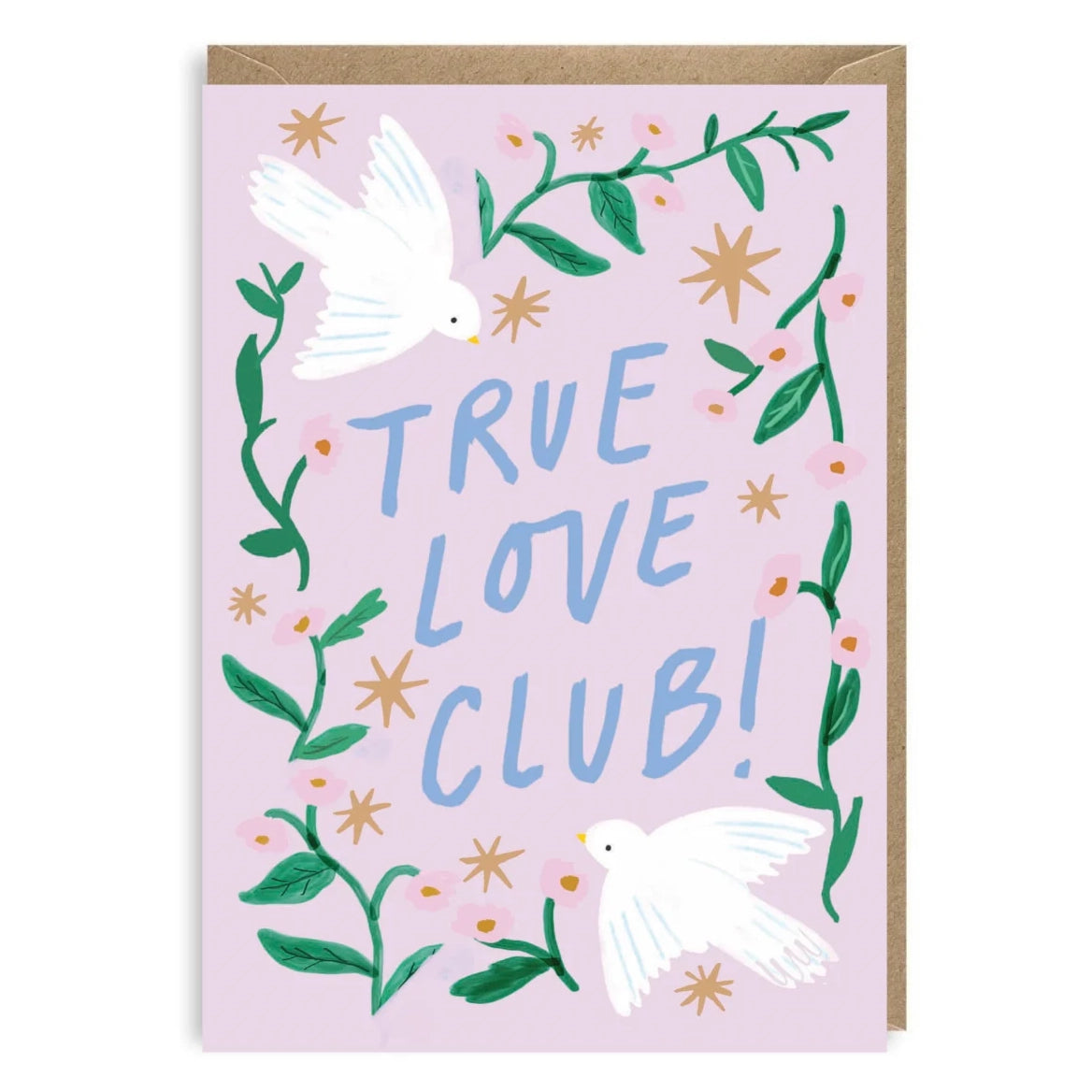 Martha Ratcliff - 'True Love Club' A6 Greetings Card