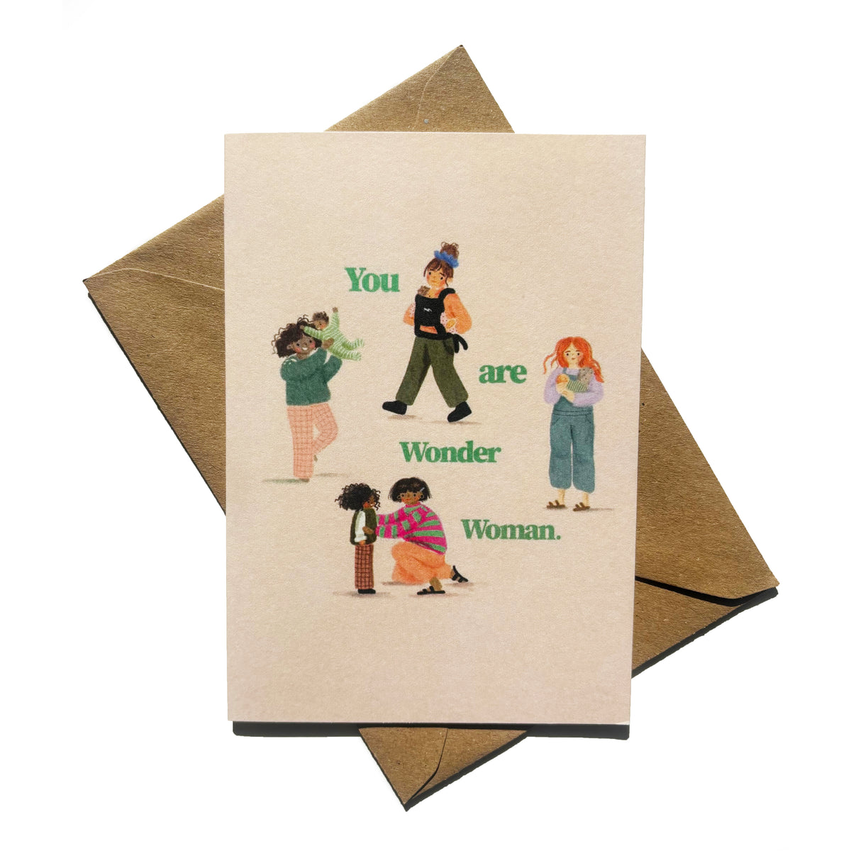 Martha Ratcliff - 'You are Wonder Woman' A6 Greetings Card